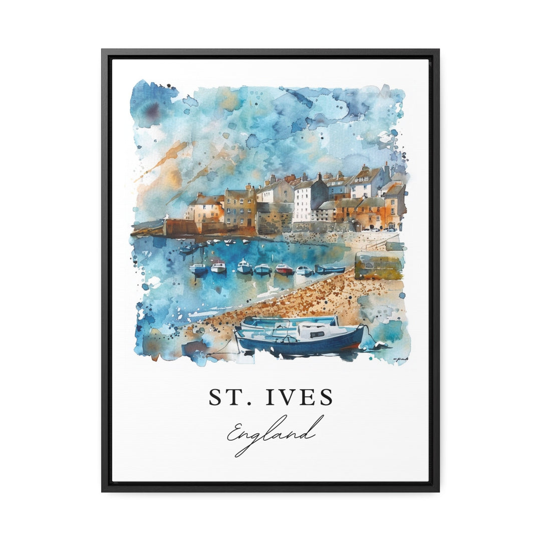 St Ives Wall Art, St Ives Print, England Wall Art, St Ives England Gift, Travel Print, Travel Poster, Travel Gift, Housewarming Gift