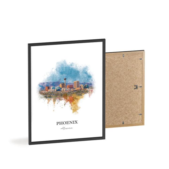 Phoenix, Arizona – Watercolor Art Print