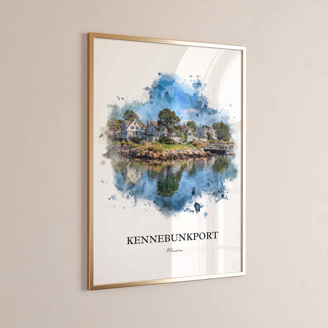 Kennebunkport, Maine – Watercolor Art Print