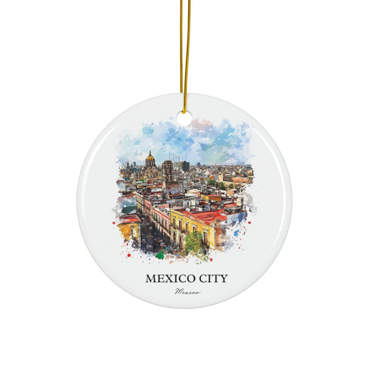 Mexico City Ornament: Unique Mexico City Souvenir, Mexico City Xmas Decor, and Authentic CDMX Gift