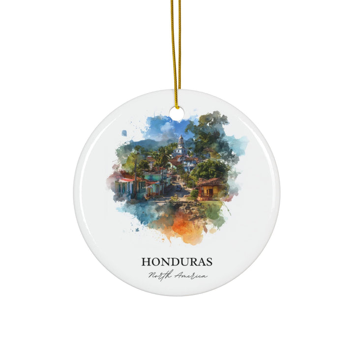 Honduras Ornament: Unique Honduras Souvenir, Honduras Xmas Decor, and Authentic Honduras Gift