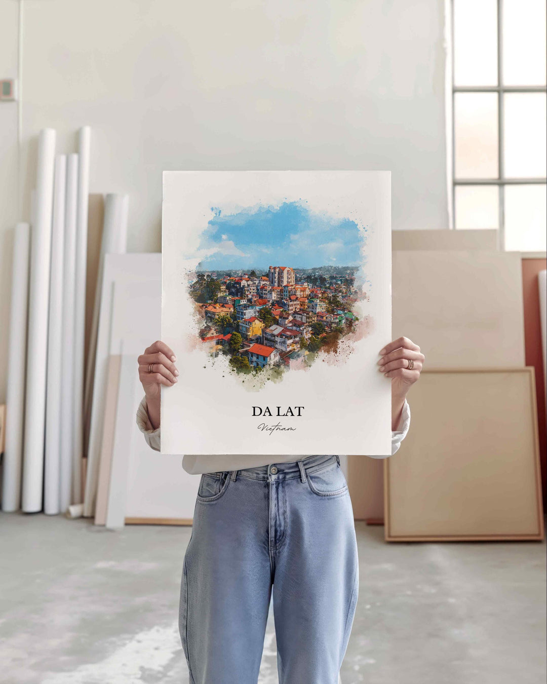 Da Lat, Vietnam – Watercolor Art Print