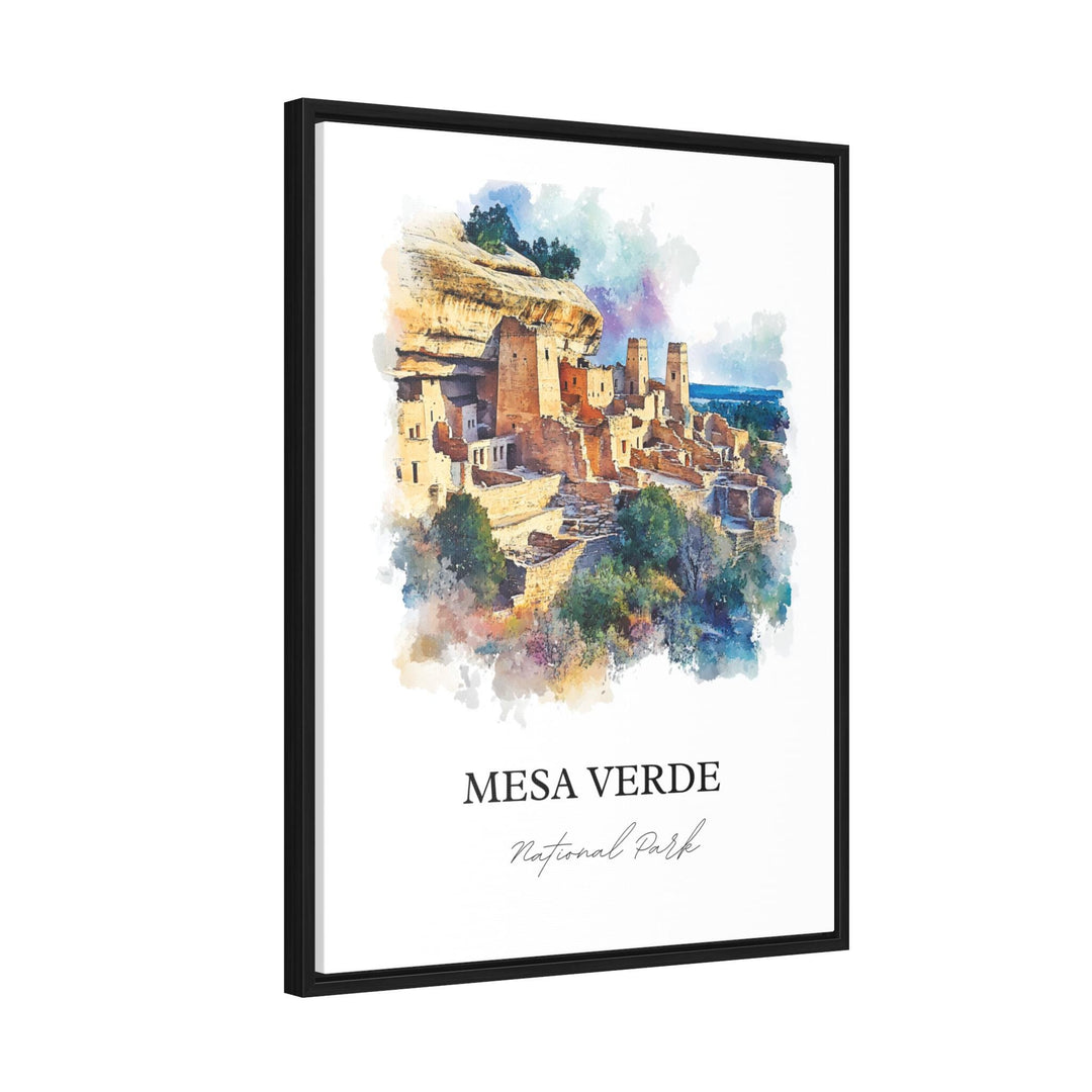 Mesa Verde National Park Art, Montezuma County Print, Colorado Artwork, Mesa Verde Gift, Travel Print, Travel Poster, Housewarming Gift