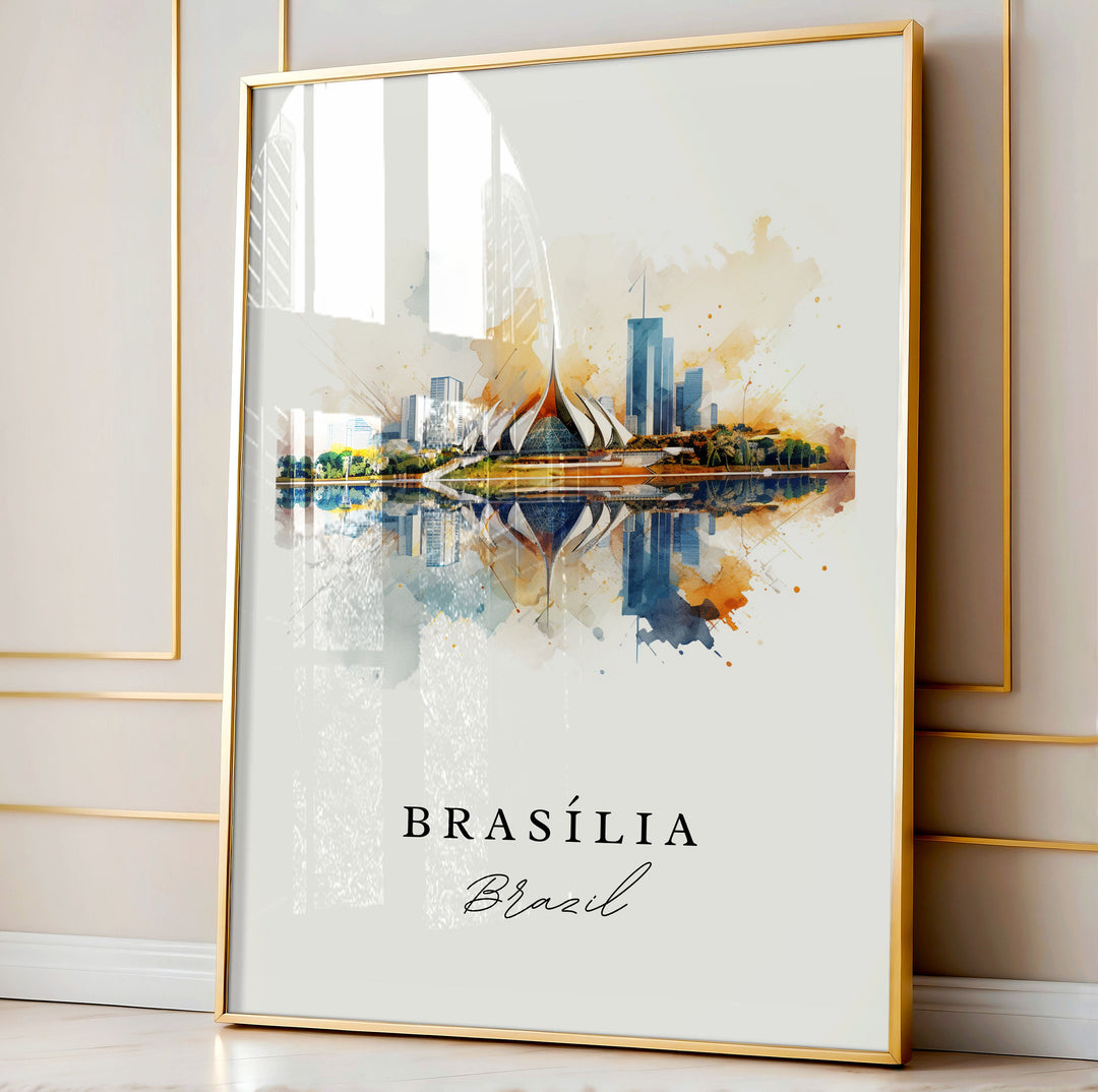 Brasilia Wall Art - Brazil Print