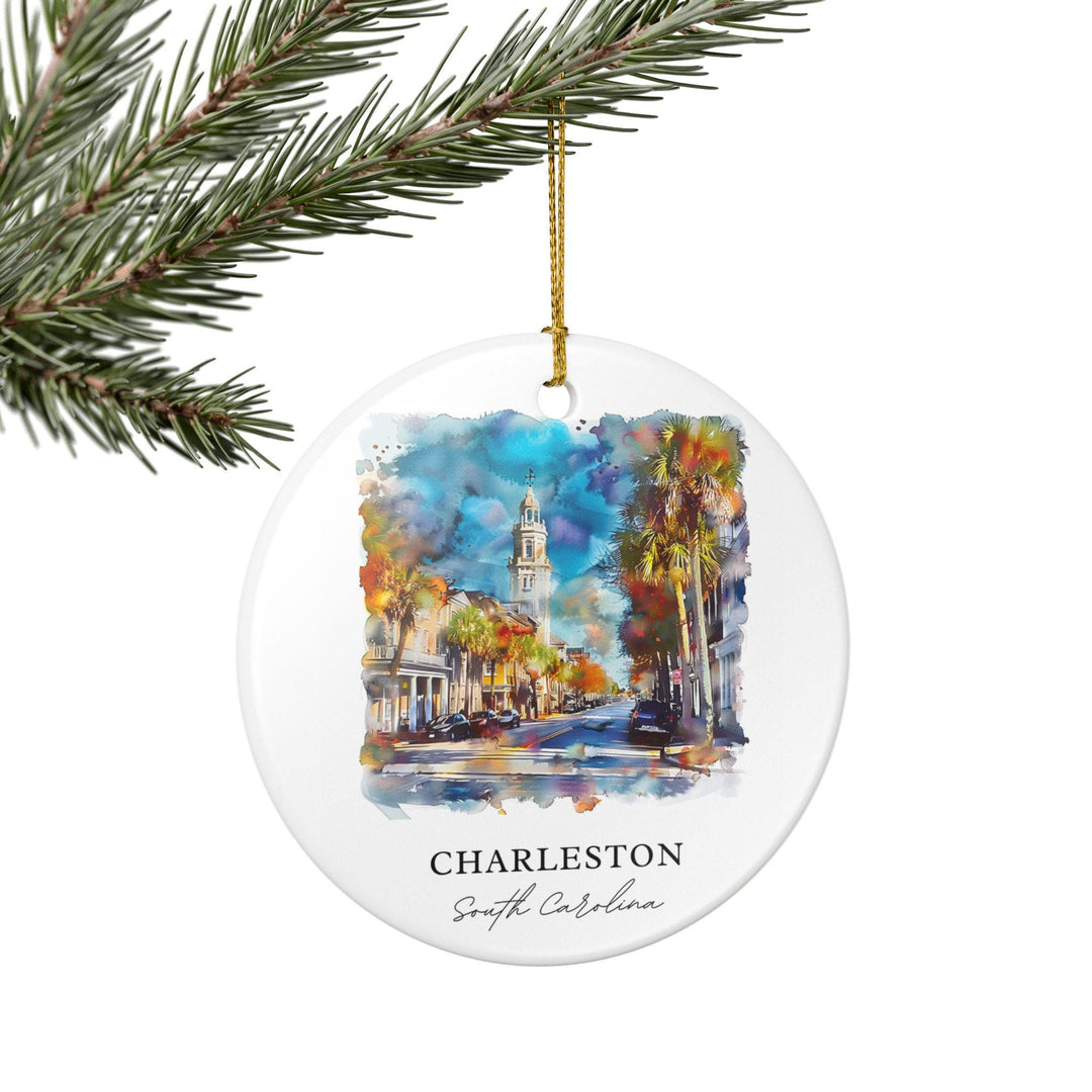 Charleston SC Ornament: Unique Charleston Souvenir, Charleston Xmas Decor, and Authentic Charleston South Carolina Gift