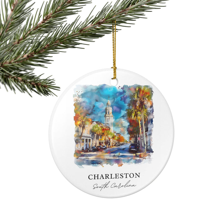 Charleston SC Ornament: Unique Charleston Souvenir, Charleston Xmas Decor, and Authentic Charleston South Carolina Gift