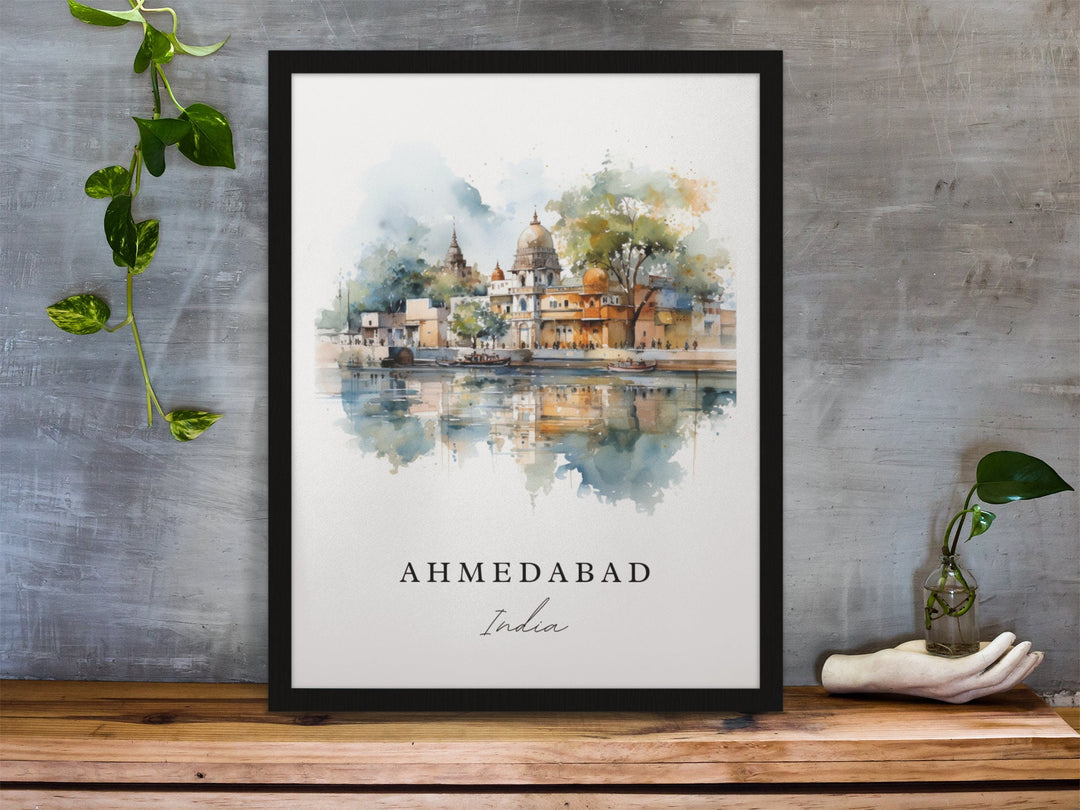 Ahmedabad Wall Art - India Print