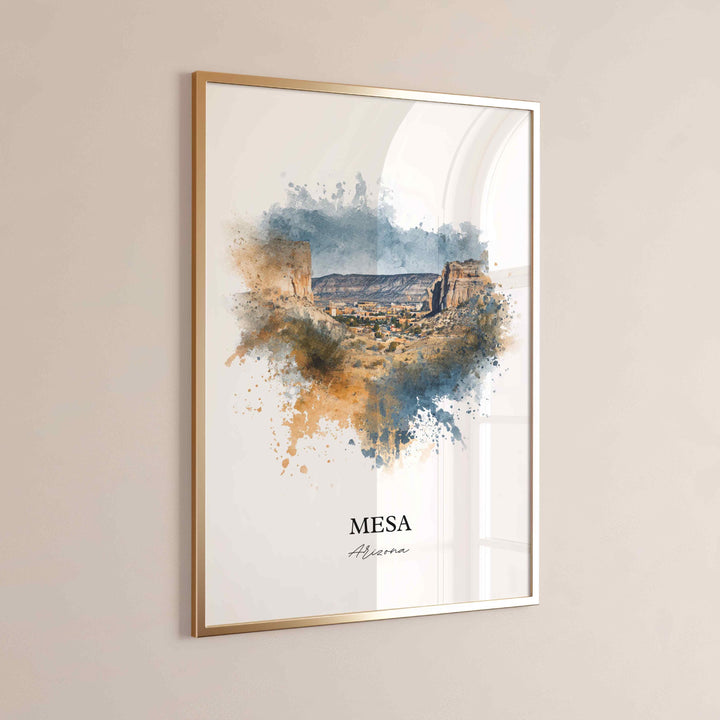 Mesa, Arizona – Watercolor Art Print