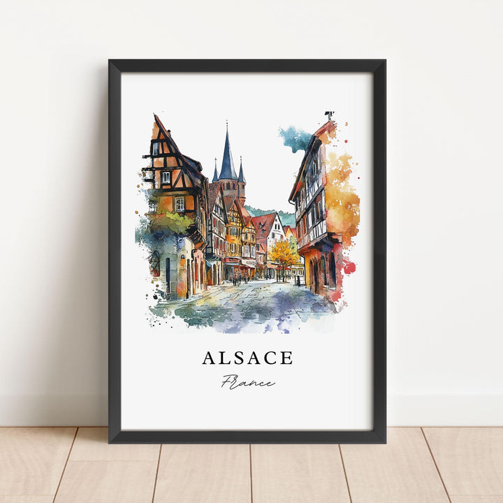 Alsace Wall Art - France Print