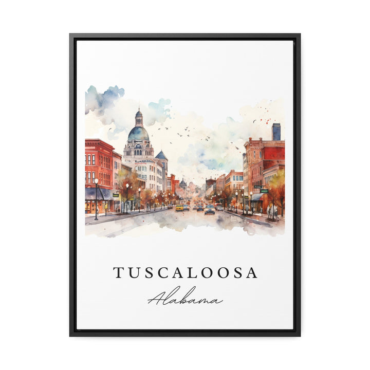 Tuscaloosa Alabama Wall art - Alabama, Tuscaloosa poster print, Tuscaloosa Wedding gift, Birthday present, Custom Text, Perfect Gift