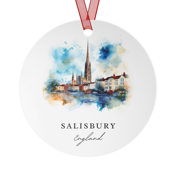 Salisbury England Ornament: Salisbury UK Souvenir, Salisbury Xmas Decor, and Authentic Salisbury England Gift