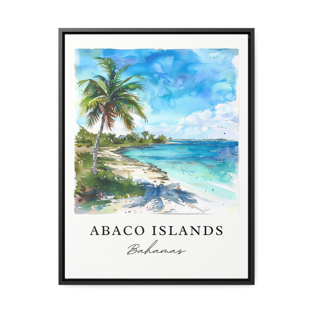 Abaco Islands Wall Art - Bahamas Print