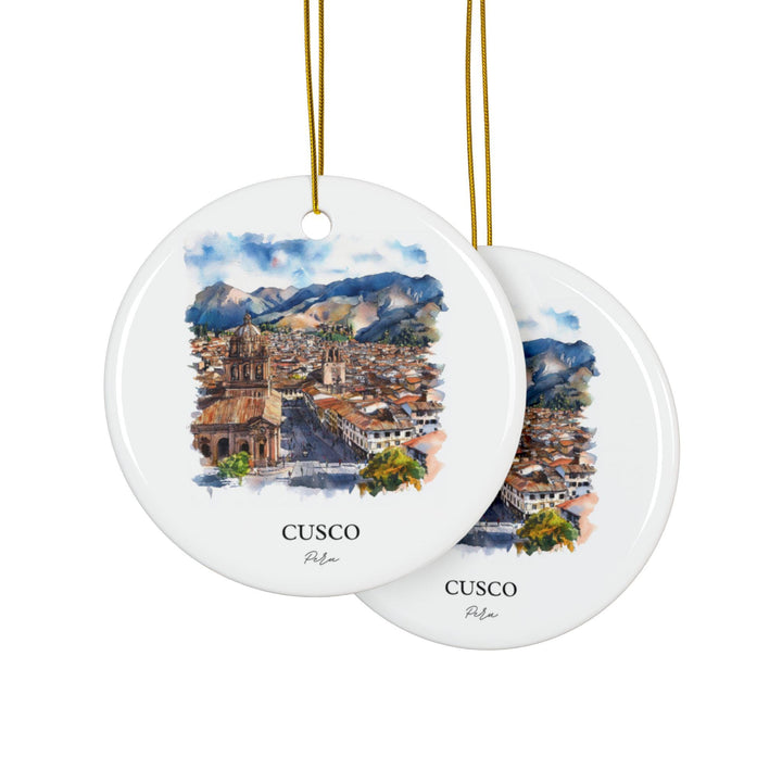 Cusco Peru Ornament: Unique Cusco Souvenir, Cusco Xmas Decor, and Authentic Cusco Peru Gift