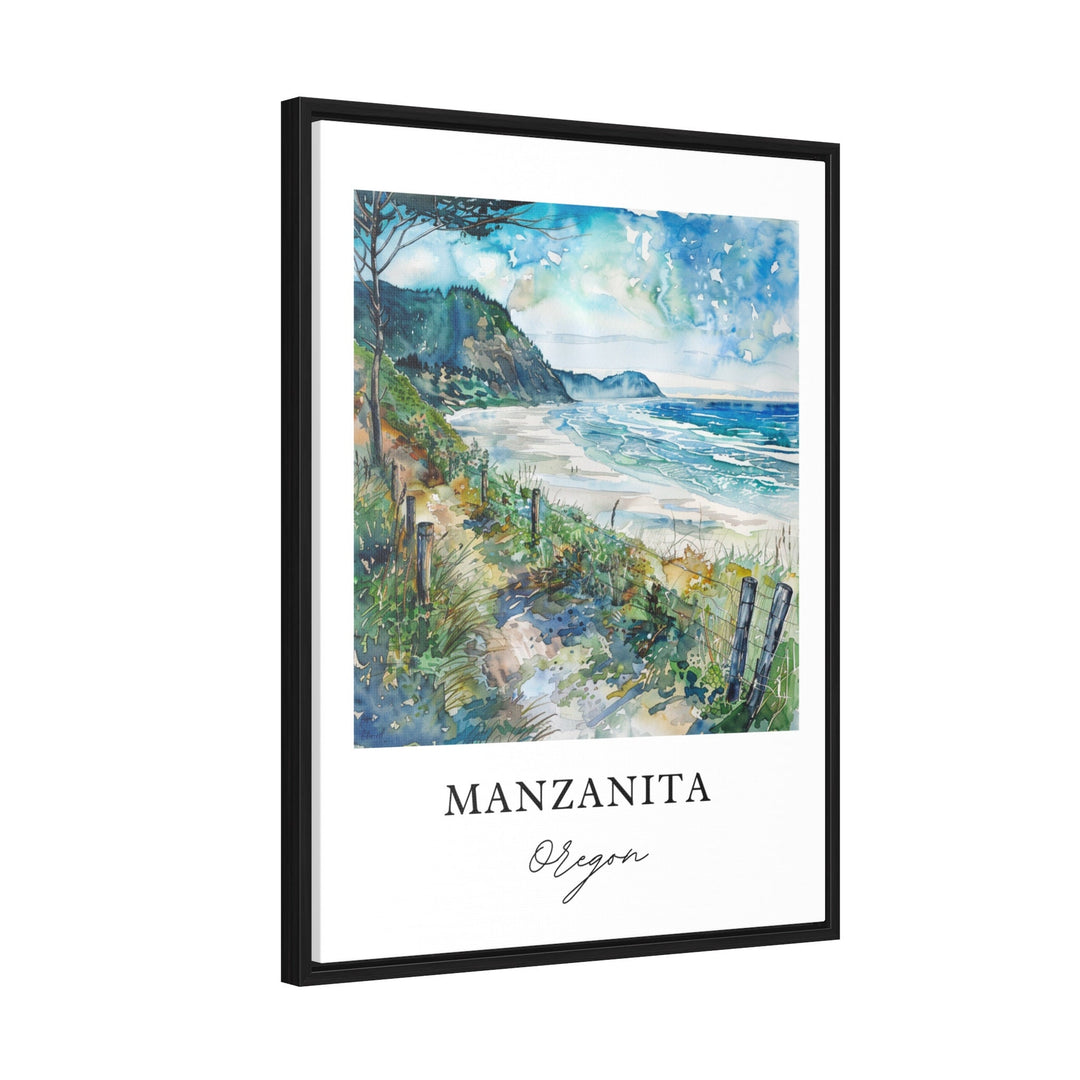 Manzanita, Oregon  - Watercolor Art Print