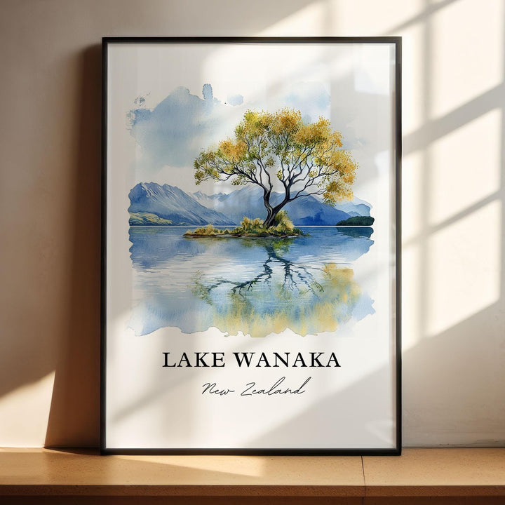 Lake Wanaka Wall Art - New Zealand Print