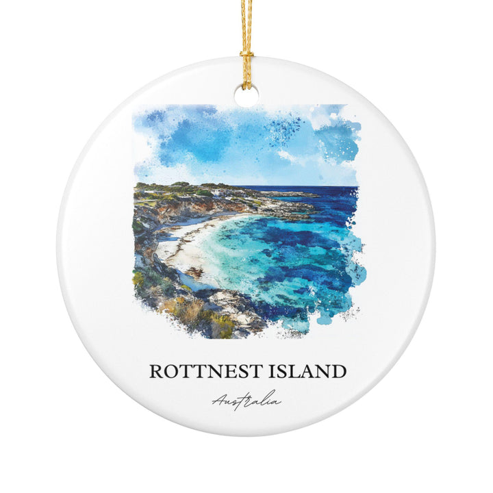 Rottnest Island Ornament: Unique Australia Souvenir, Rottnest Island Xmas Decor, and Authentic Rottnest Island Gift