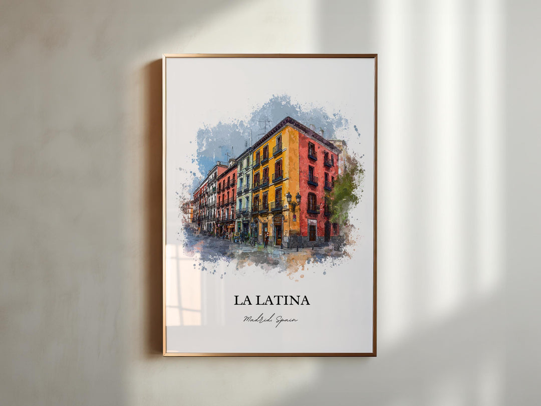Madrid, Spain – Watercolor Art Print
