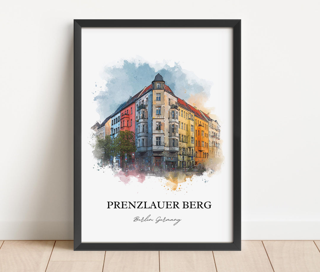 Prenzlauer Berg, Germany – Watercolor Art Print