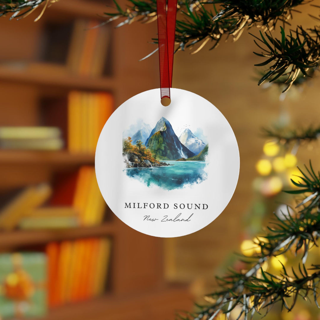 Milford Sound NZ Ornament: Unique Milford Sound Souvenir, Milford Sound Xmas Decor, and Authentic New Zealand Gift