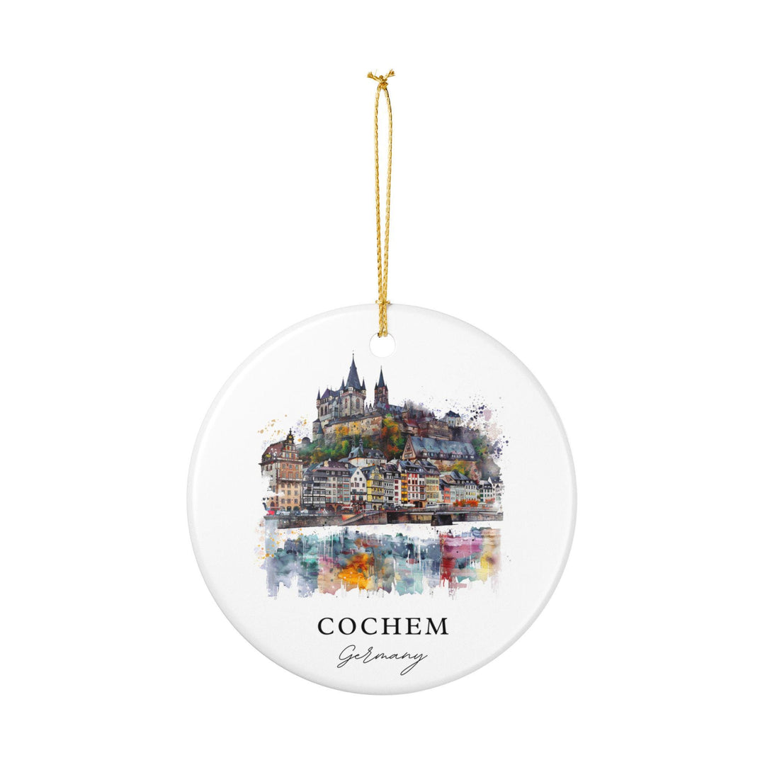 Cochem Germany Ornament: Unique Cochem Souvenir, Cochem Germany Xmas Decor, and Authentic Germany Gift