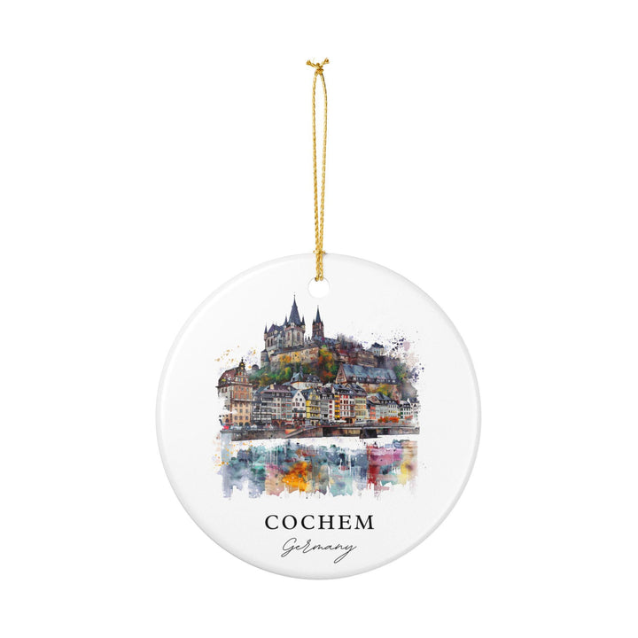 Cochem Germany Ornament: Unique Cochem Souvenir, Cochem Germany Xmas Decor, and Authentic Germany Gift
