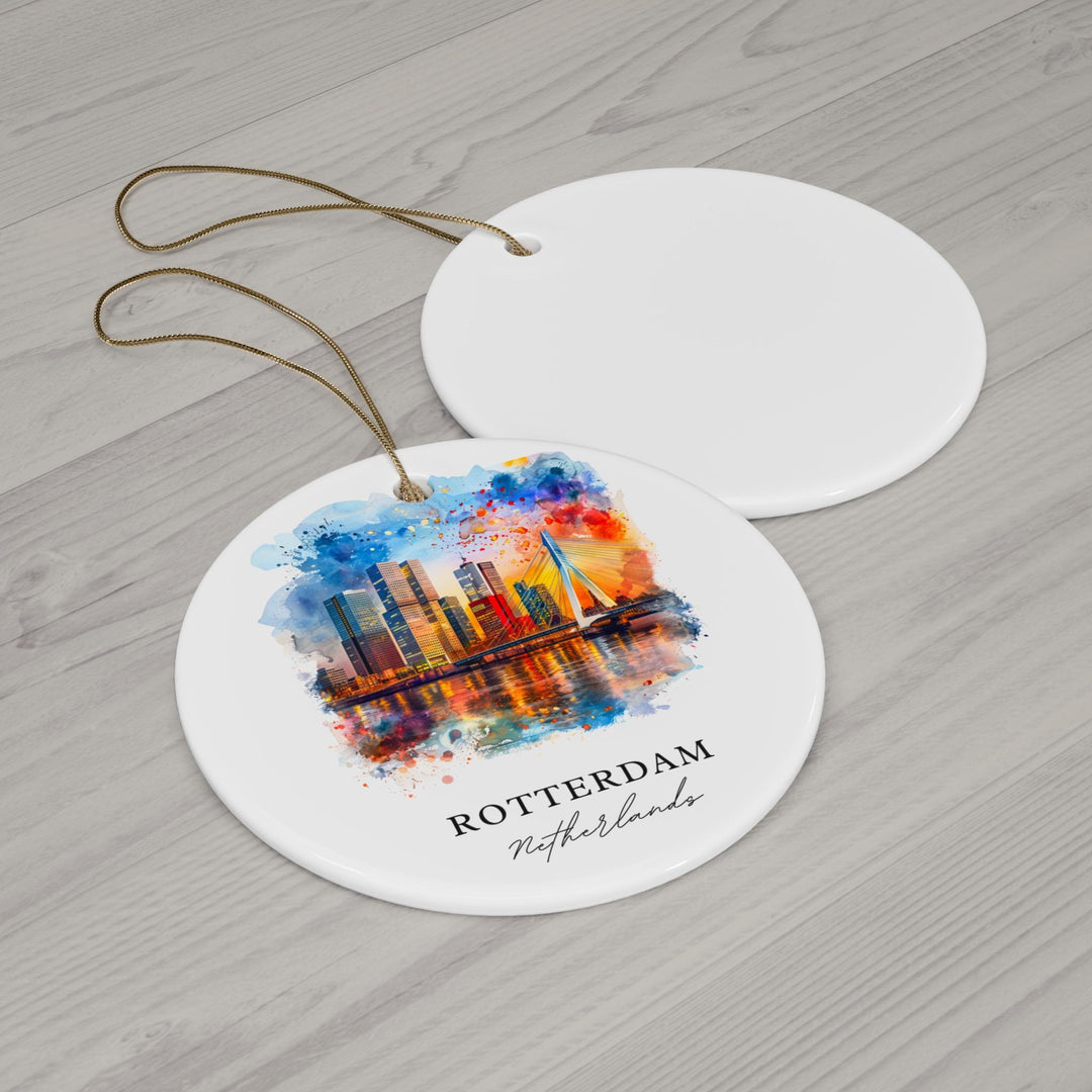 Rotterdam Ornament: Unique Rotterdam Souvenir, Rotterdam Xmas Decor, and Authentic Rotterdam Netherlands Christmas Gift