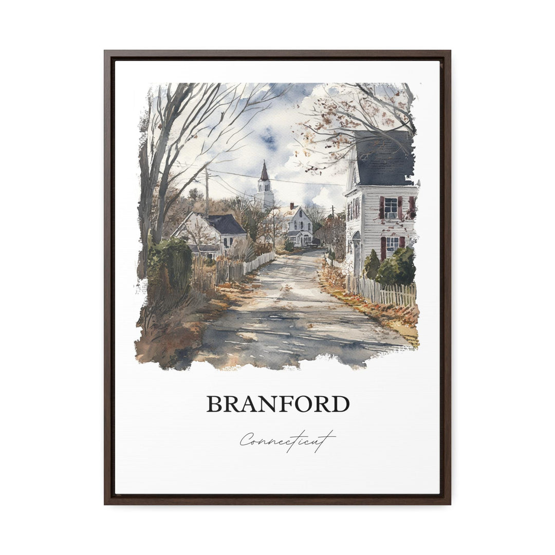 Branford, Connecticut, Connecticut – Watercolor Art Print