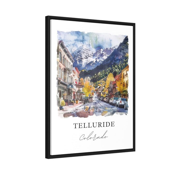 Telluride CO Wall Art, Telluride Print, Telluride CO Watercolor, Telluride Gift, Telluride