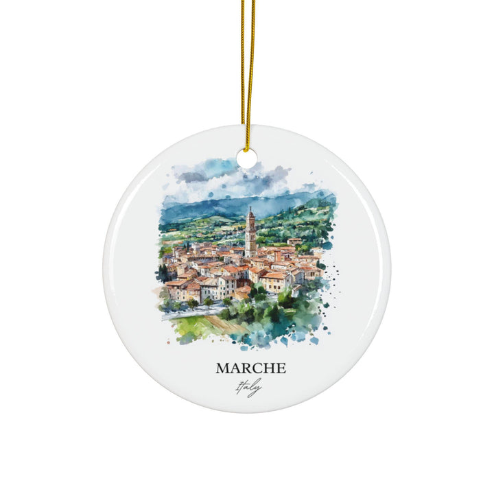 Marche Italy Ornament: Unique Marche Souvenir, Marche Xmas Decor, and Authentic Marche Italy Gift