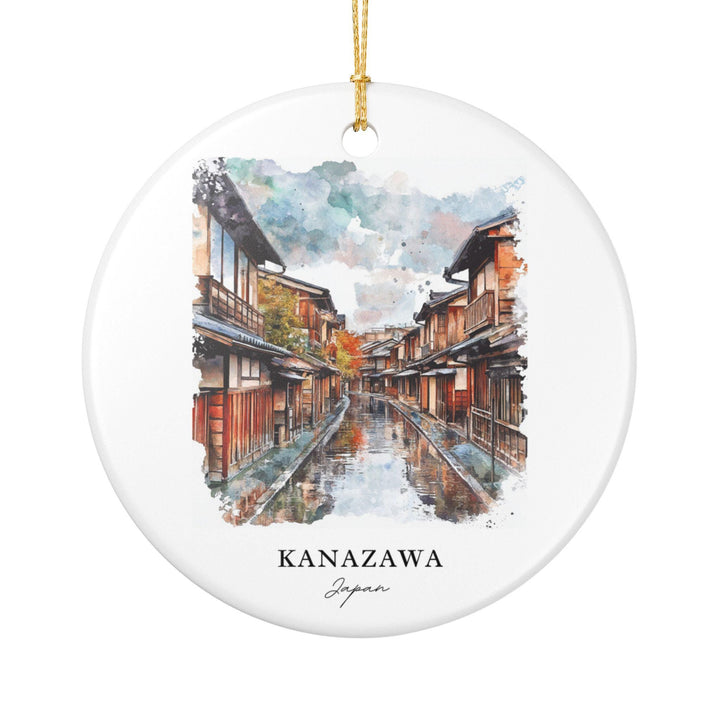 Kanazawa Ornament: Unique Kanazawa Japan Souvenir, Kanazawa Xmas Decor, and Authentic Kanazawa Japan Gift