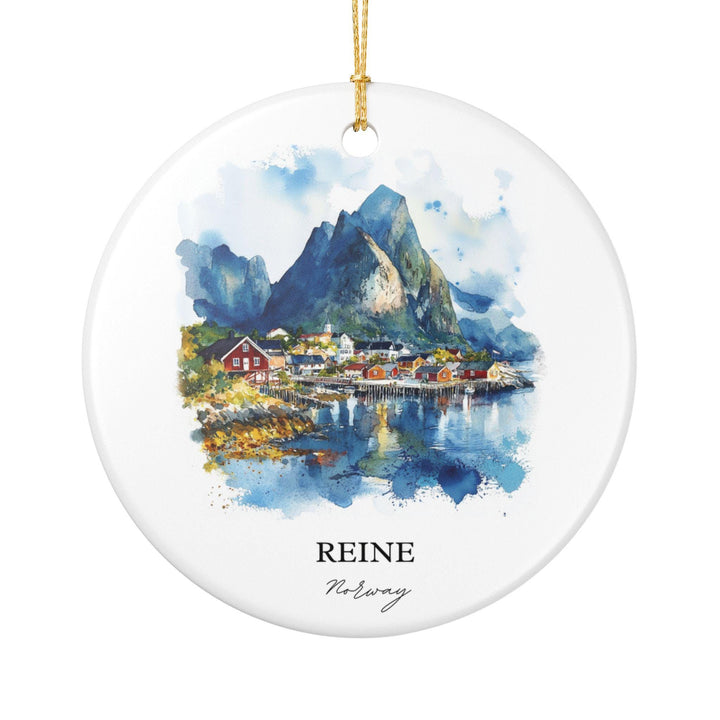 Reine, Norway Ornament: Unique Reine Norway Souvenir, Norway Xmas Decor, and Authentic Reine Norway Gift