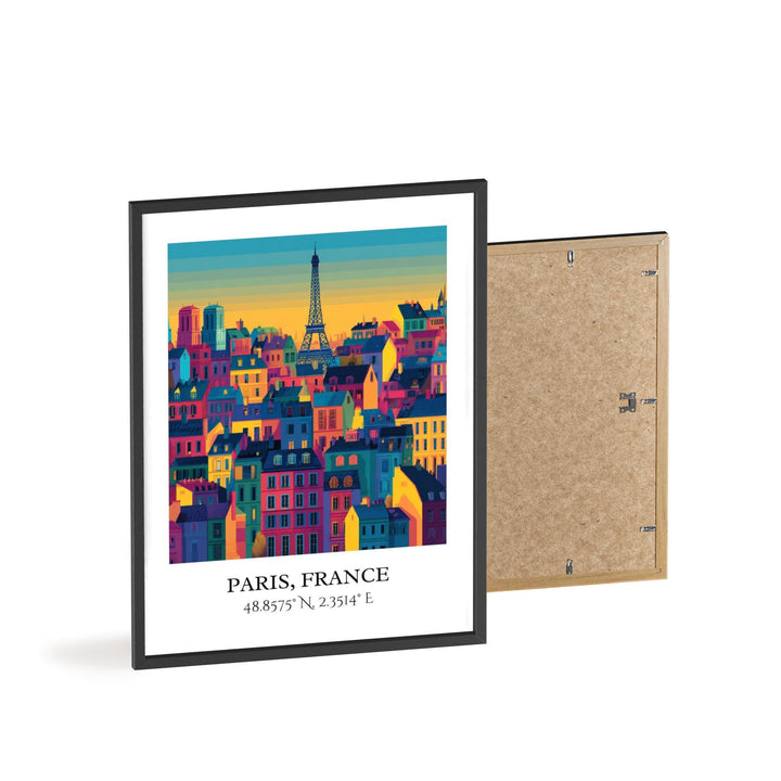 Paris France Art, Paris Retro Travel Art, Paris France Home Decor, Paris Gift, France Travel Art, Travel Prints, Housewarming Gift