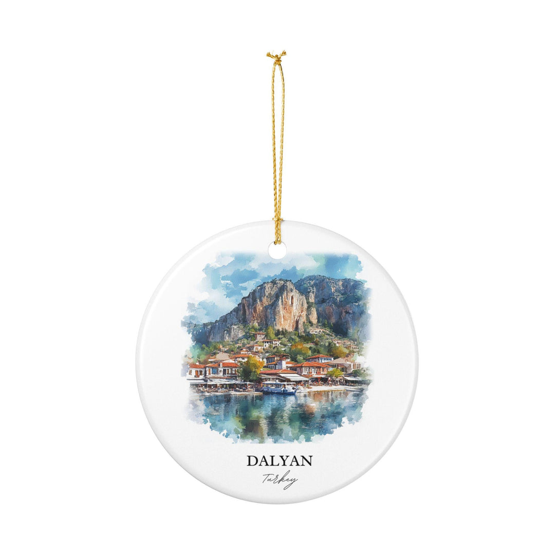 Dalyan Turkey Ornament: Unique Dalyan Souvenir, Dalyan Turkey Xmas Decor, and Authentic Turkey Gift