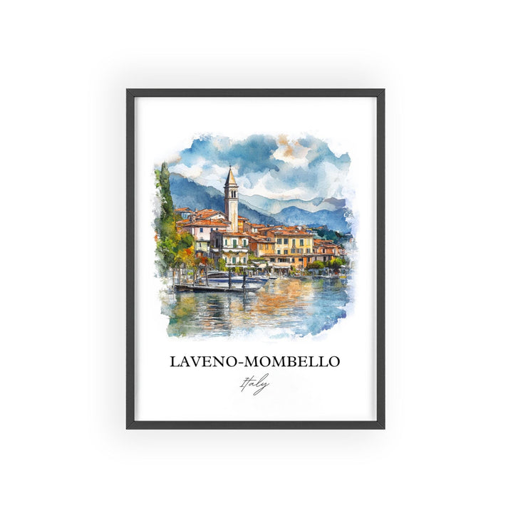 Laveno-Mombello Wall Art, Varese Print, Lombardy Province Artwork, Laveno-Mombello Gift, Travel Print, Travel Poster, Housewarming Gift
