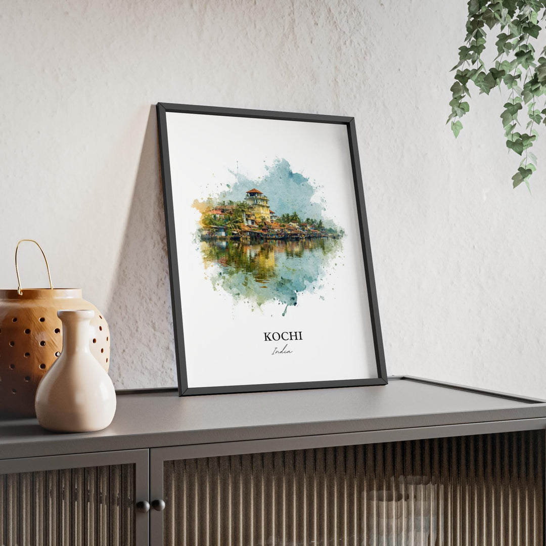 Kochi, Kerala – Watercolor Art Print