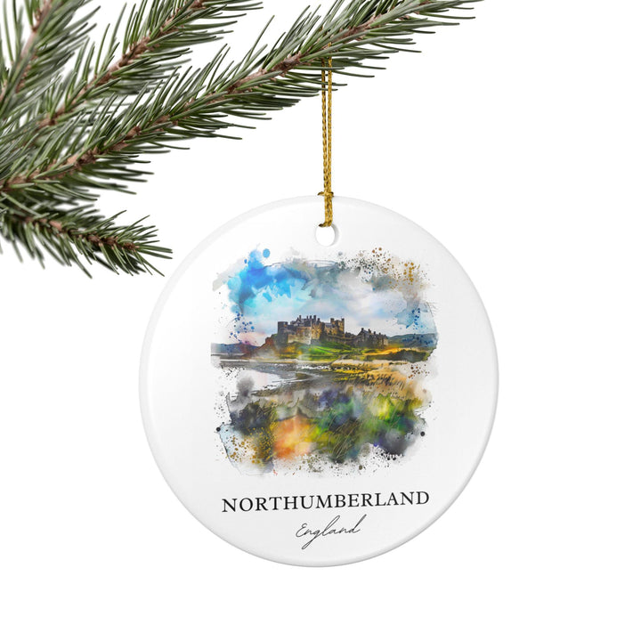 Northumberland Ornament: Unique Northumberland Souvenir, England Xmas Decor, and Authentic Northumberland Gift