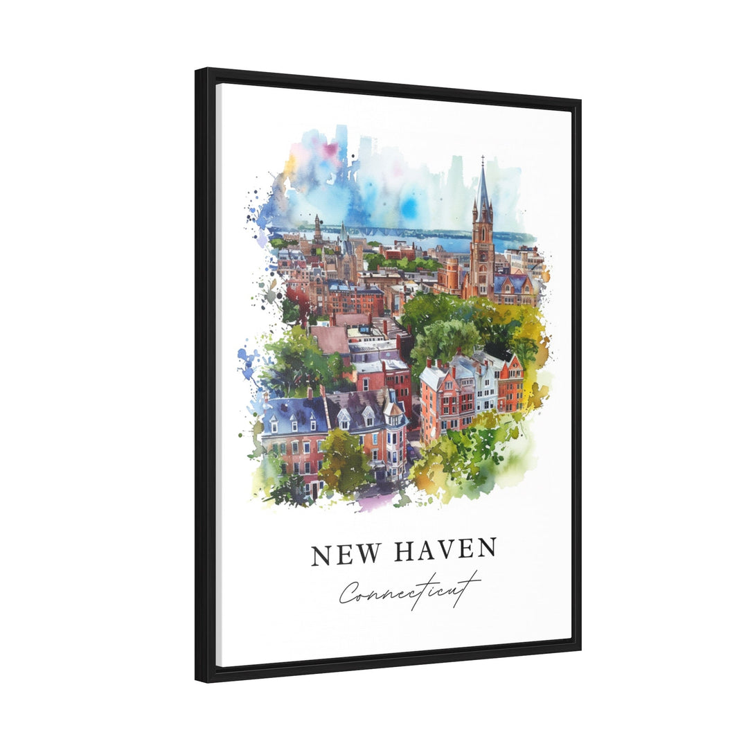 New Haven CT Wall Art, New Haven Print, Connecticut Wall Art, New Haven Gift, Travel Print, Travel Poster, Travel Gift, Housewarming Gift