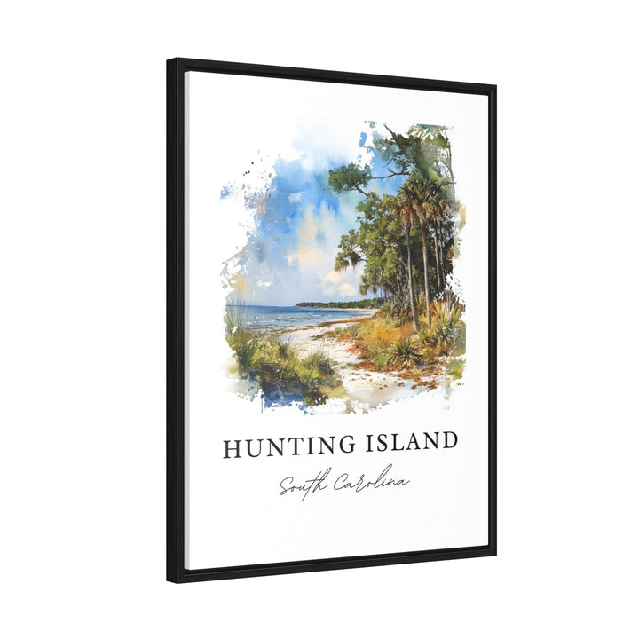 Hunting Island SC Art, Hunting Island Print, Beaufort Watercolor Art, Hunting Island Gift,