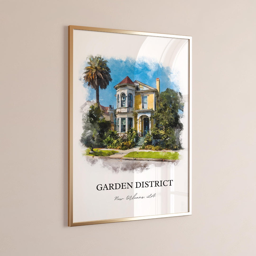 New Orleans, Louisiana, USA – Watercolor Art Print
