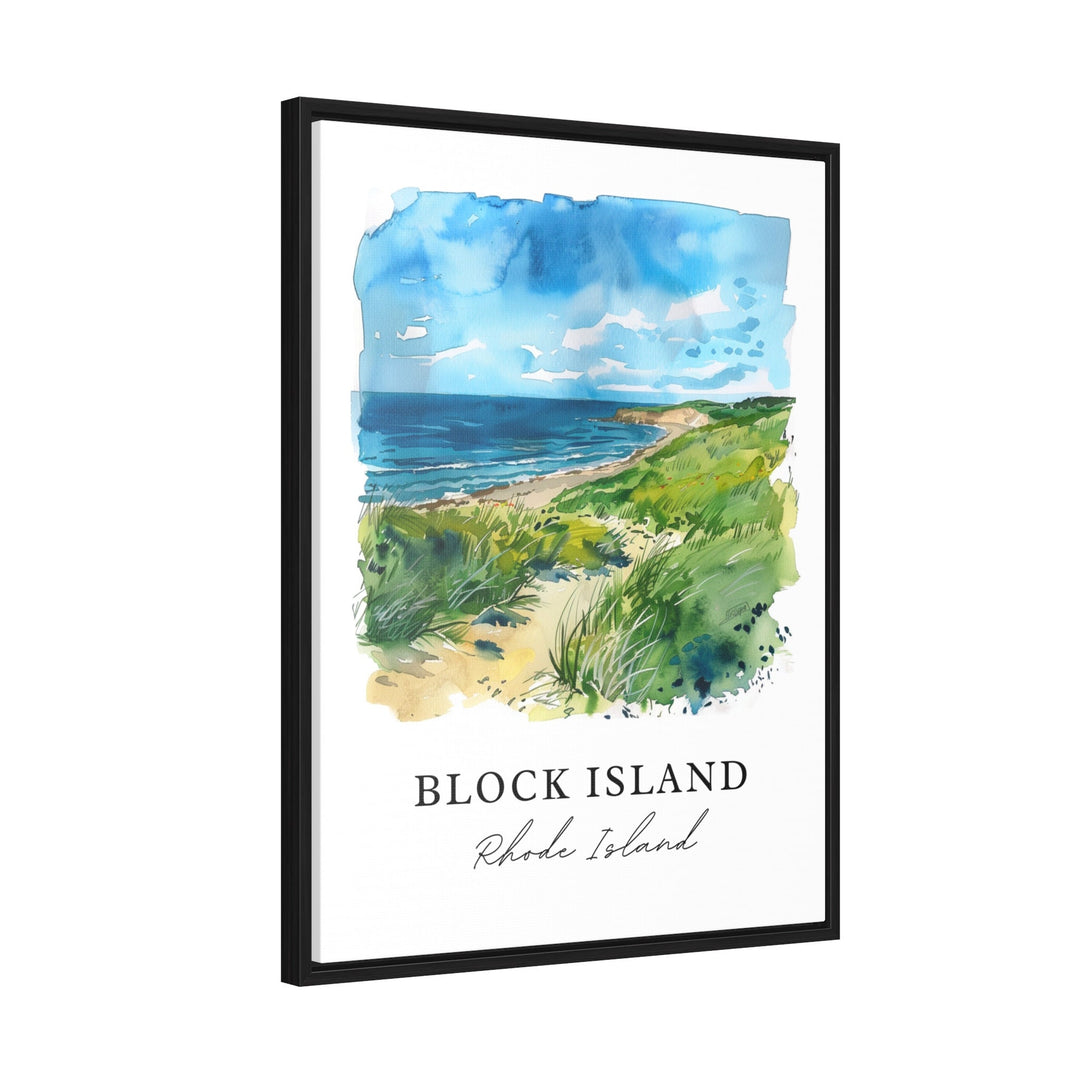 Block Island Wall Art - Rhode Island Print