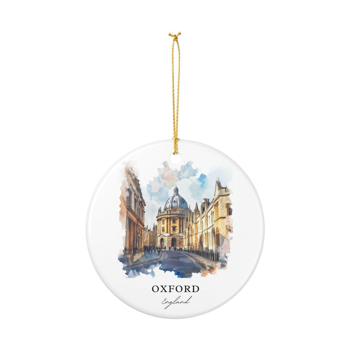 Oxford, England Ornament: Unique Oxford England Souvenir, England Xmas Decor, and Authentic Oxford UK Gift