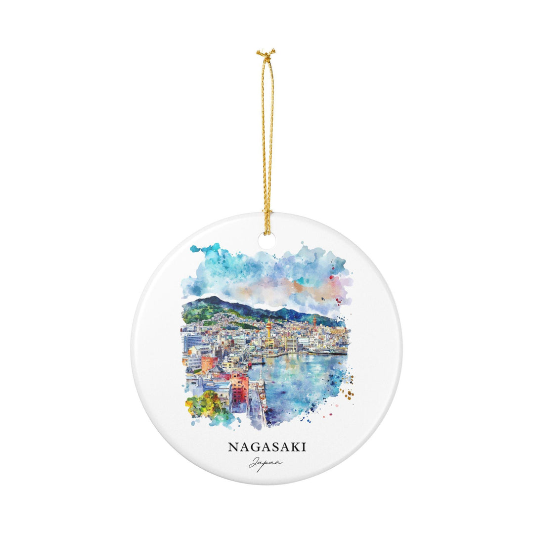 Nagasaki Ornament: Unique Nagasaki Japan Souvenir, Nagasaki Xmas Decor, and Authentic Nagasaki Japan Gift