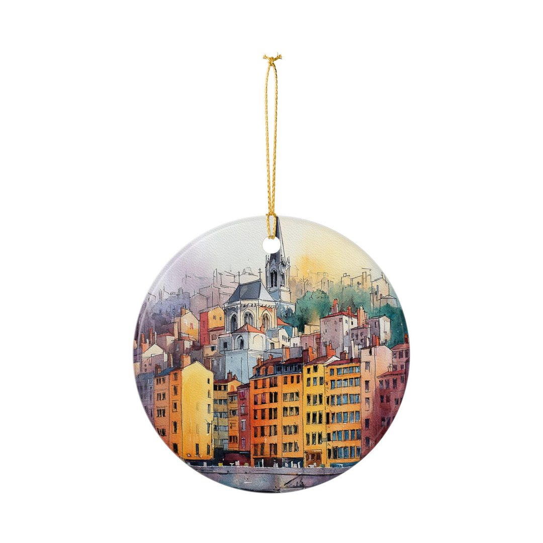 Lyon France Ornament: Unique Lyon Souvenir, Lyon France Xmas Decor, and Authentic Lyon France Gift