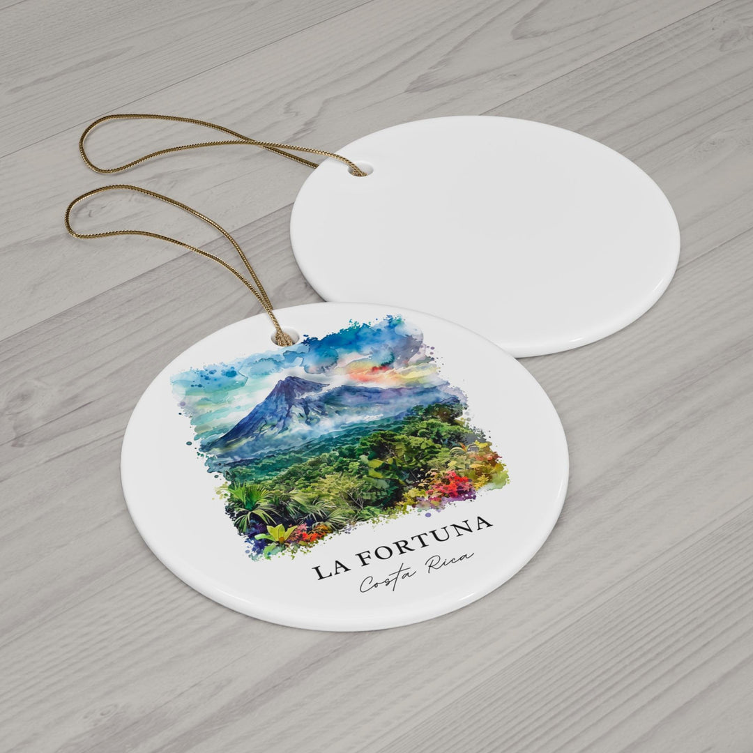 La Fortuna Costa Rica Ornament: Unique La Fortuna Souvenir, La Fortuna Xmas Decor, and Authentic La Fortuna Christmas Gift