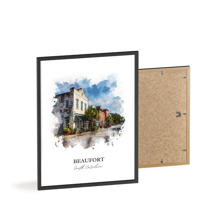 Beaufort, South Carolina – Watercolor Art Print