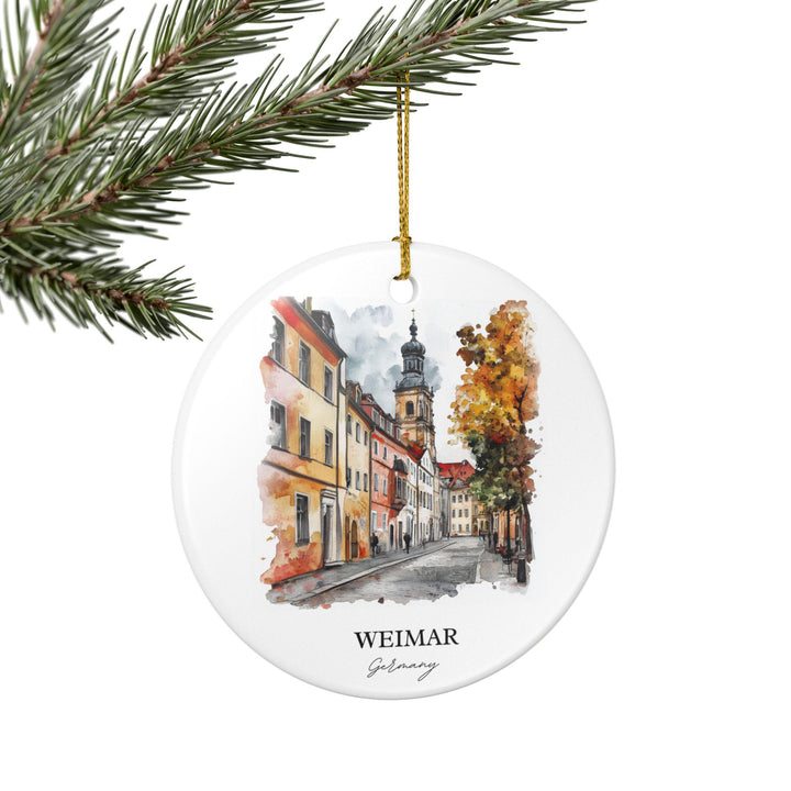 Weimar Germany Ornament: Unique Weimar Souvenir, Weimar Xmas Decor, and Authentic Weimar Germany Gift