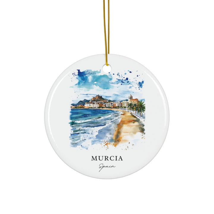 Murcia Spain Ornament: Unique Murcia Souvenir, Murcia Espana Xmas Decor, and Authentic Murcia Spain Christmas Gift