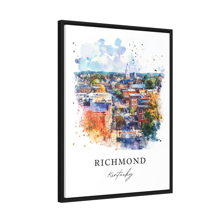 Richmond KY Wall Art, Richmond Print, Richmond Kentucky Watercolor, Madison County KY Gift,