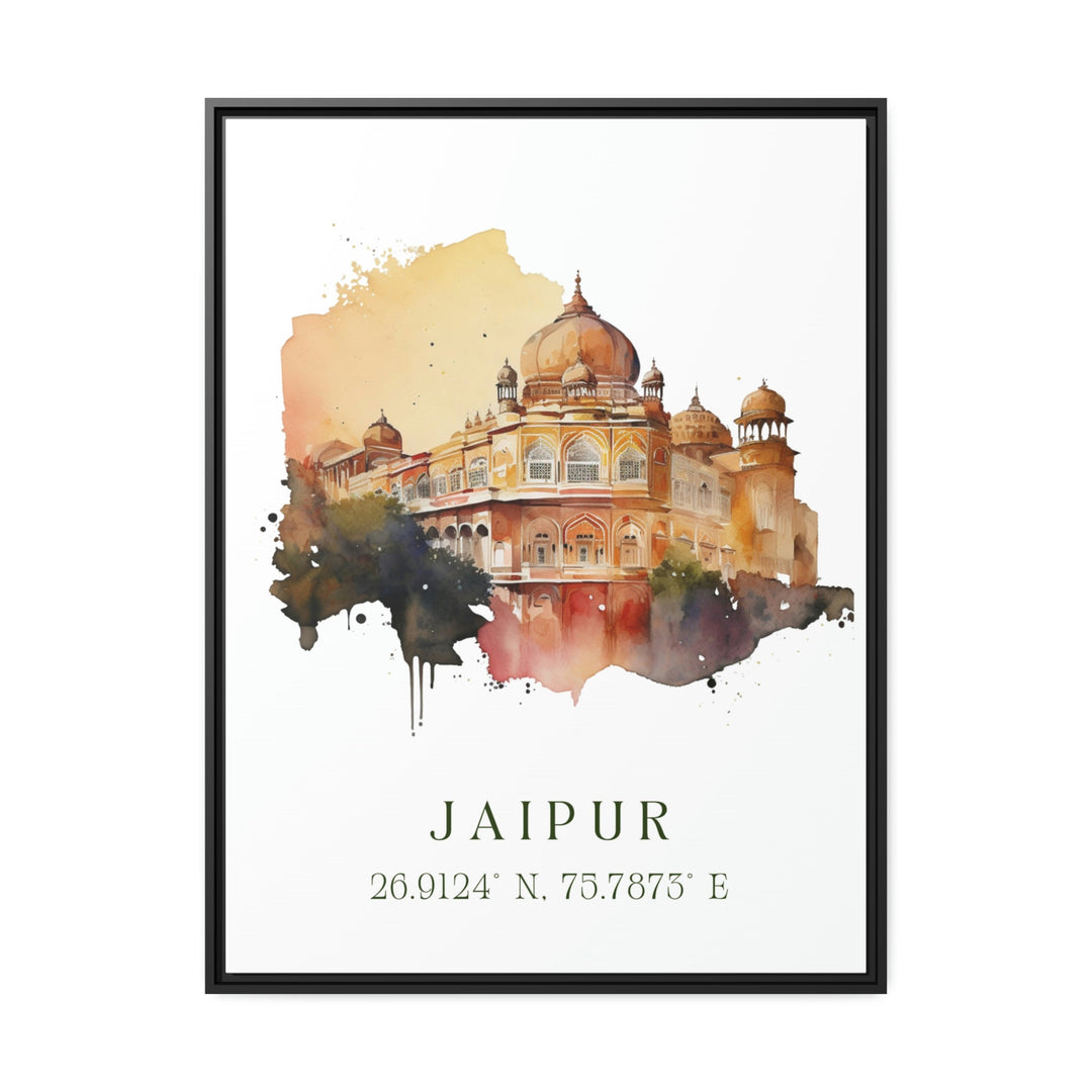 Jaipur India wall art - India, Jaipur poster, Jaipur Wedding gift, Jaipur Birthday present, Custom Text, Personalised Gift