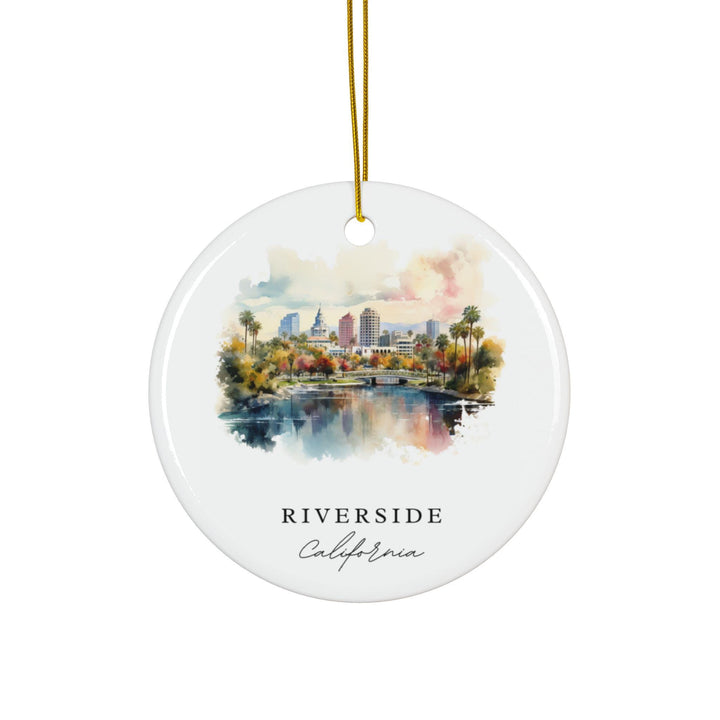 Riverside California Ornament: Unique Riverside Souvenir, Riverside CA Decor, and Authentic Riverside X-mas Gift